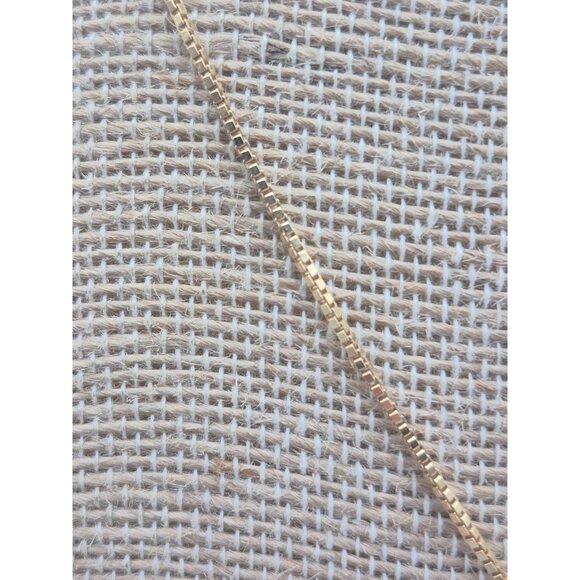 Child of Wild Luca Pendant Necklace 18K Gold Overlay Box Chain Etched Unisex - Picture 6 of 10